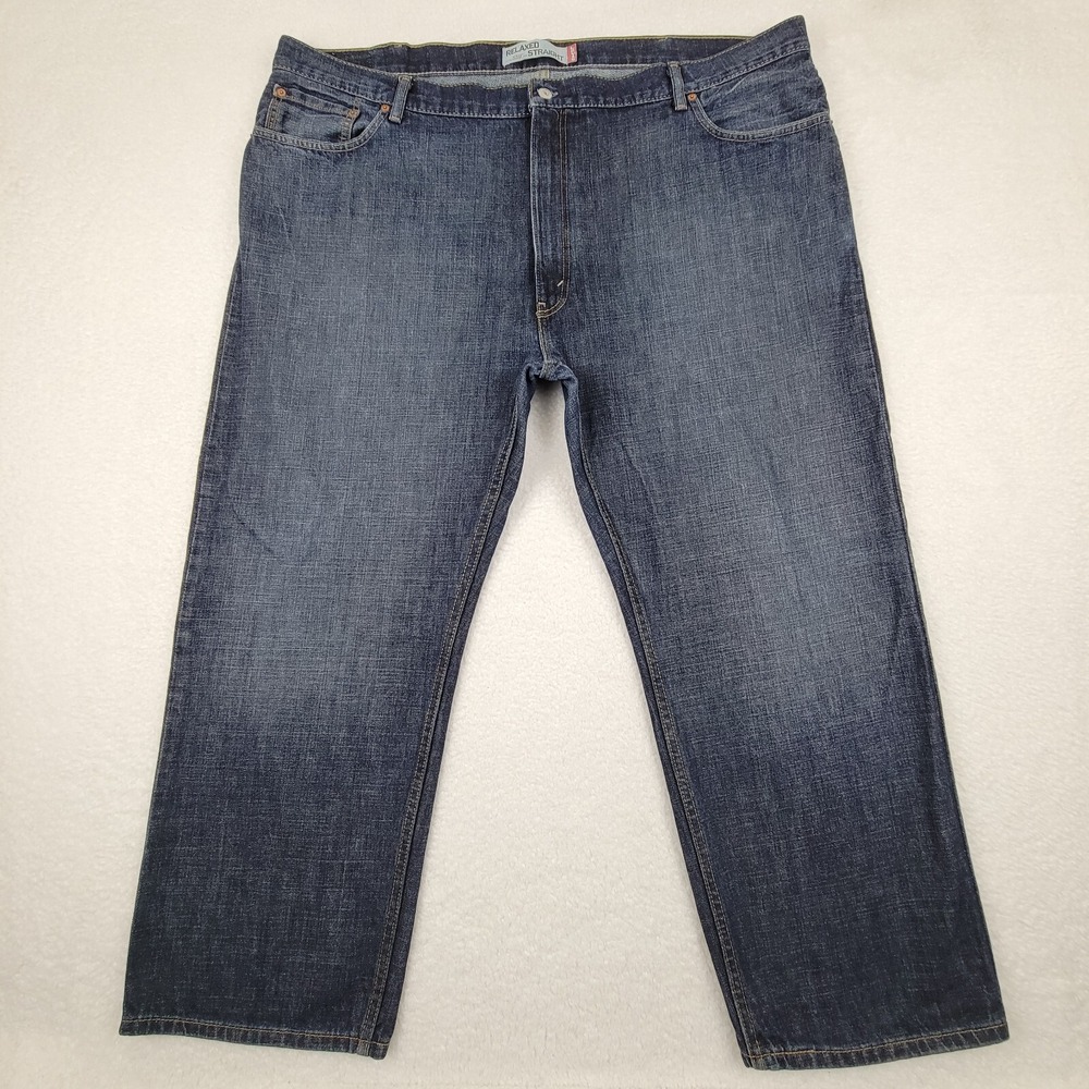 Levis 559 Relaxed Straight Jeans Mens 48x30 Blue Cotton Denim Mexico Y2K Retro - Picture 2 of 11
